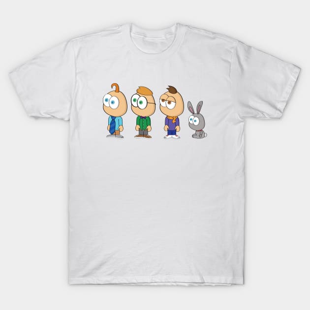 3-O & Rabbit T-Shirt by ellemoz